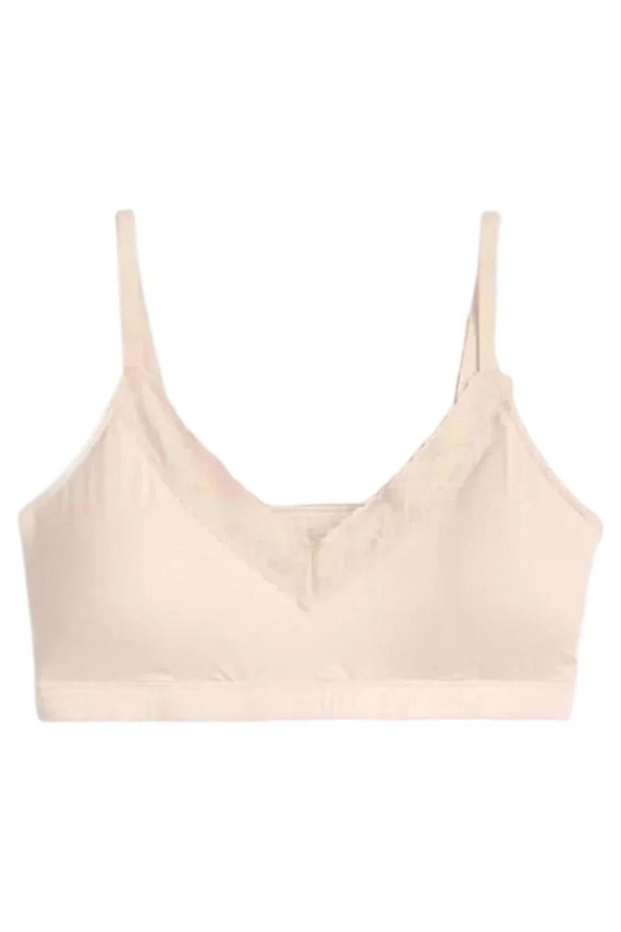 Jockey Women's Wirefree Micro Stretch Lace Bralette PchICe - Regular